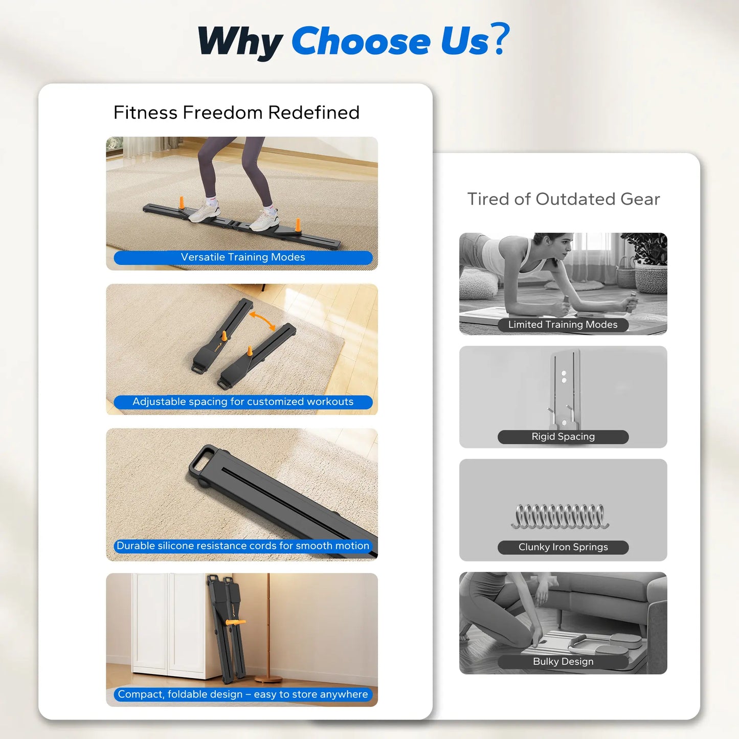 Foldable Pilates Reformer