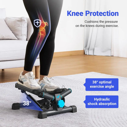 Quiet Mini Exercise Stepper 330LBS, Compact Portable Home Cardio Trainer | Summervibes