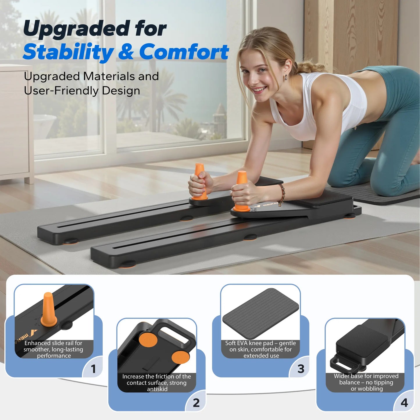 Foldable Pilates Reformer